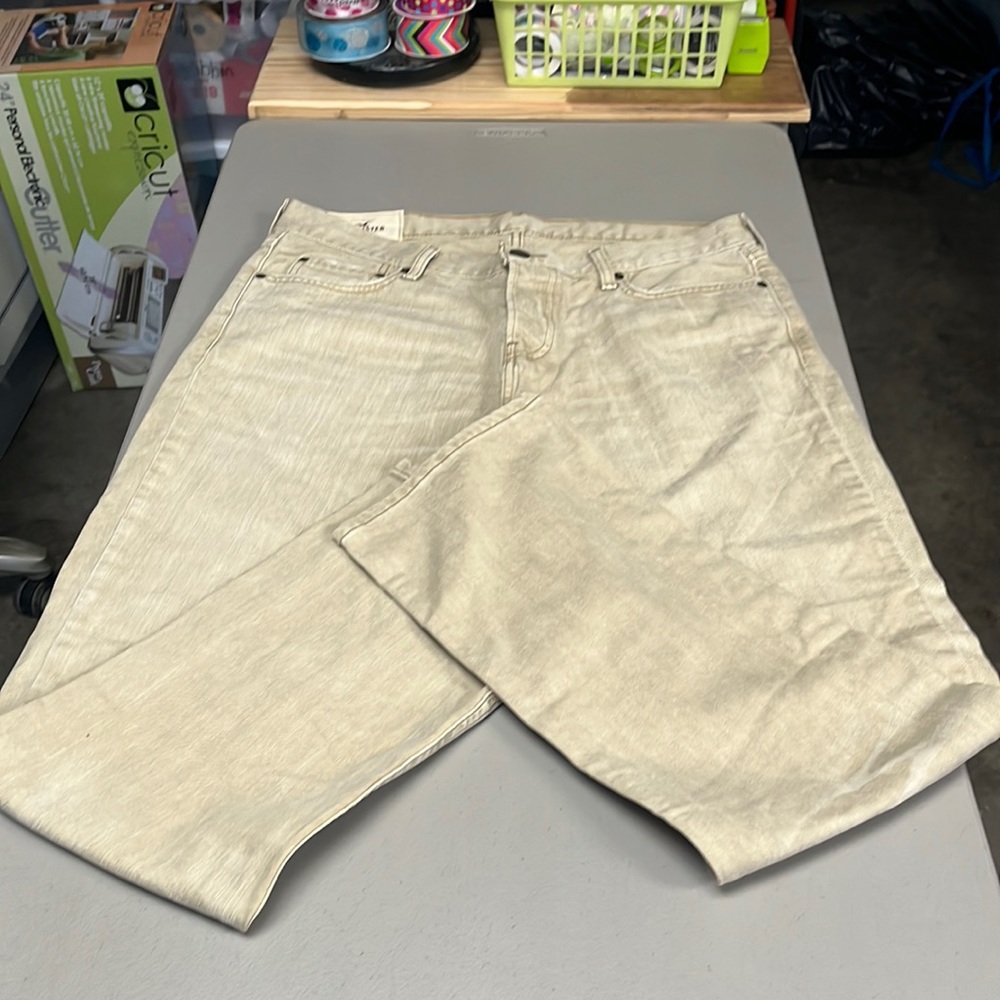 Mens Tan Jeans by Hollister